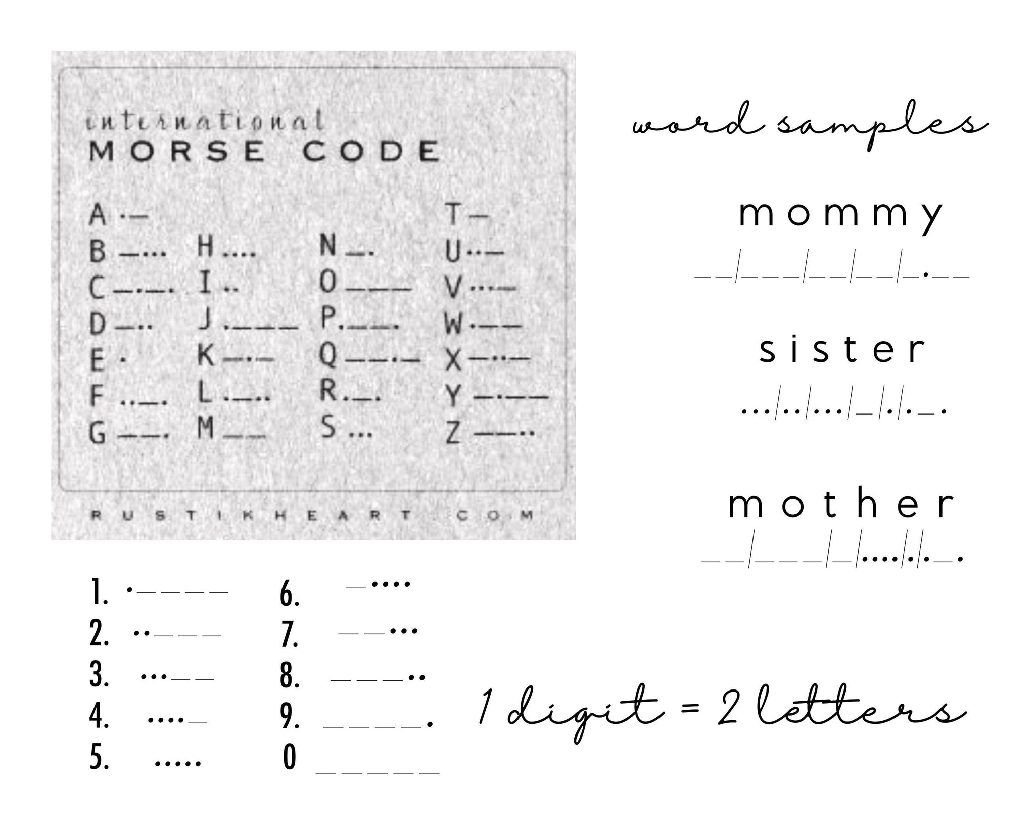 Auntie Morse Code Bracelet • AX.SB.SW.R3.S - Morse and Dainty