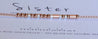 Dainty Morse Code Bracelet • AX.RS.RW.S1 - Morse and Dainty