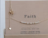 Faith Morse Code Necklace • AX.SF.ST.Y1.Y - Morse and Dainty
