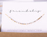 Friendship Morse Code Necklace • AX.SD.YT.R1.Y - Morse and Dainty
