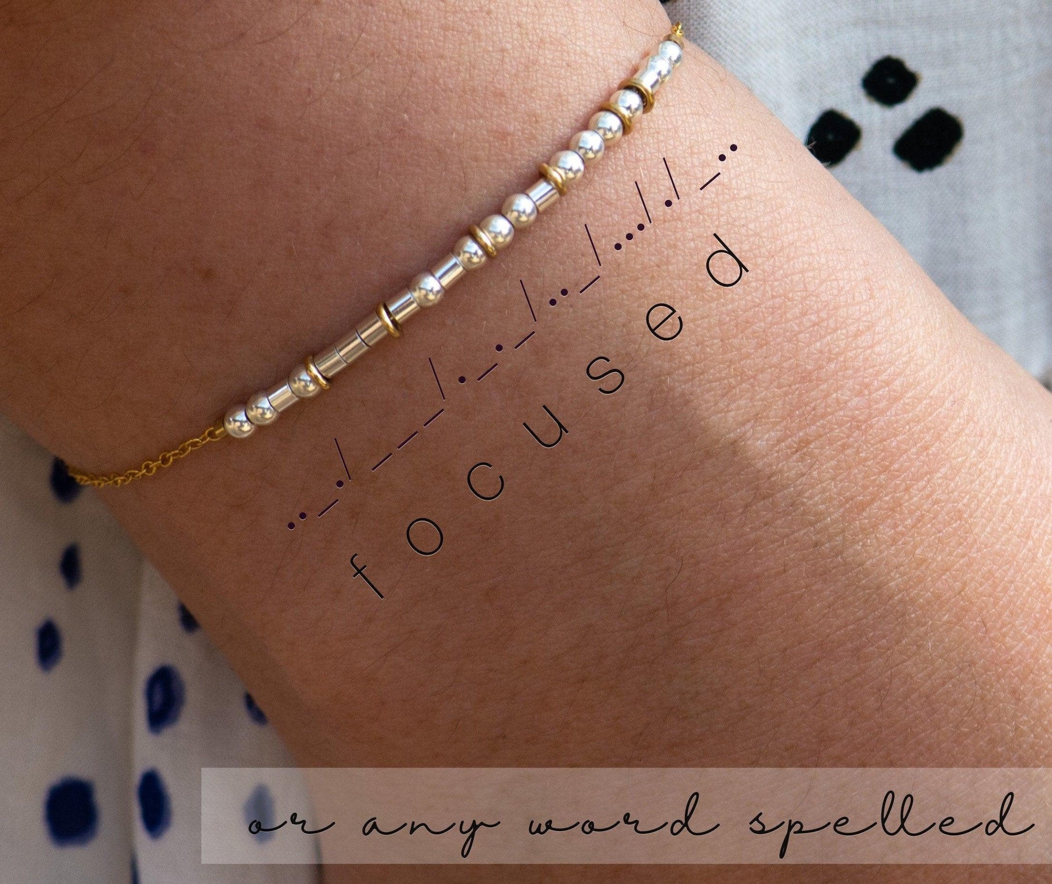 Best Friend Morse Code Bracelet – Bella Chic Home and Gift
