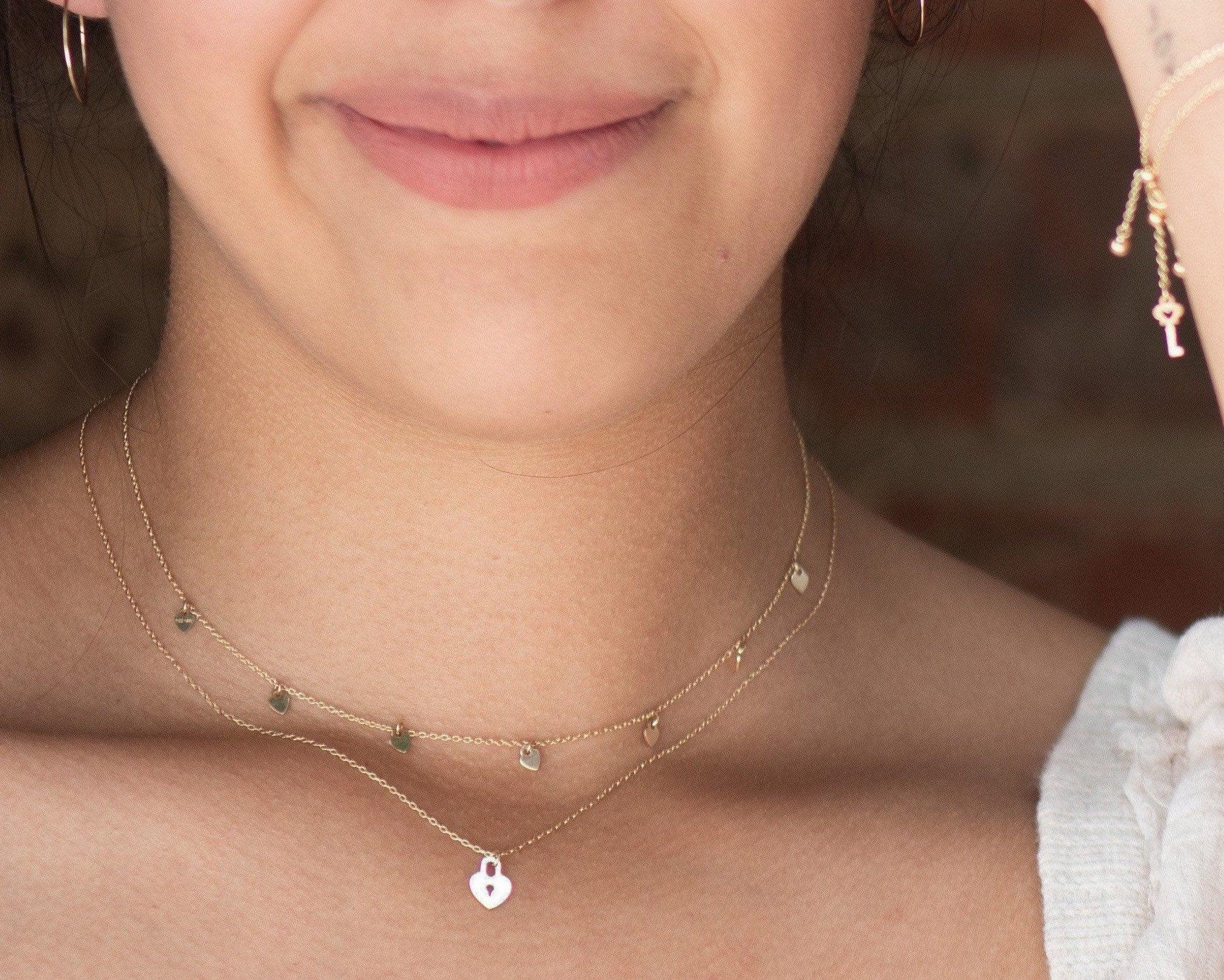 Buy Lock of Heart Pendant Necklace Online in India | Zariin