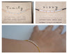 Believe Morse Code Bracelet on Yellow Cord. Reminder Motivational Token for Encouragement to Believe. Don't Give Up, Have Faith
