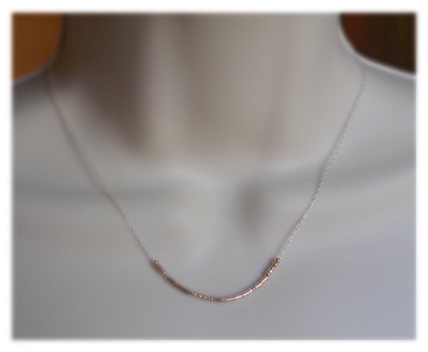 Loved Morse Code Necklace • AX.YS.RW.S1.S - Morse and Dainty