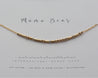 Mother Necklace • Mother Gift Morse Code Necklace • Gold Golden Dainty Morse Code Chain Necklace Mothers Day Gifts - Morse and Dainty