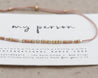 My Person Morse Code Bracelet - YS.RST.S1 - Morse and Dainty