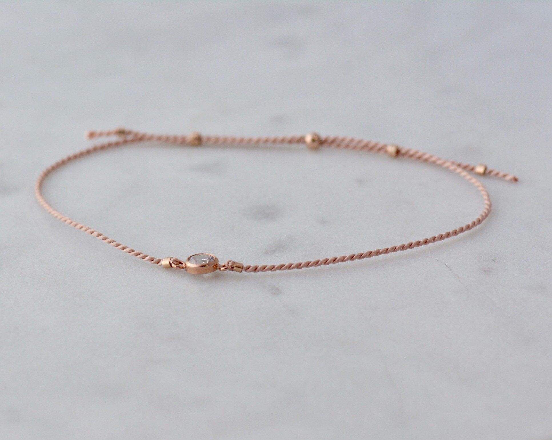 Rose Gold 81B on Silk - Morse and Dainty