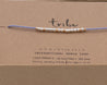 Tribe Morse Code Bracelet • AX.SS.SW.R1 - Morse and Dainty